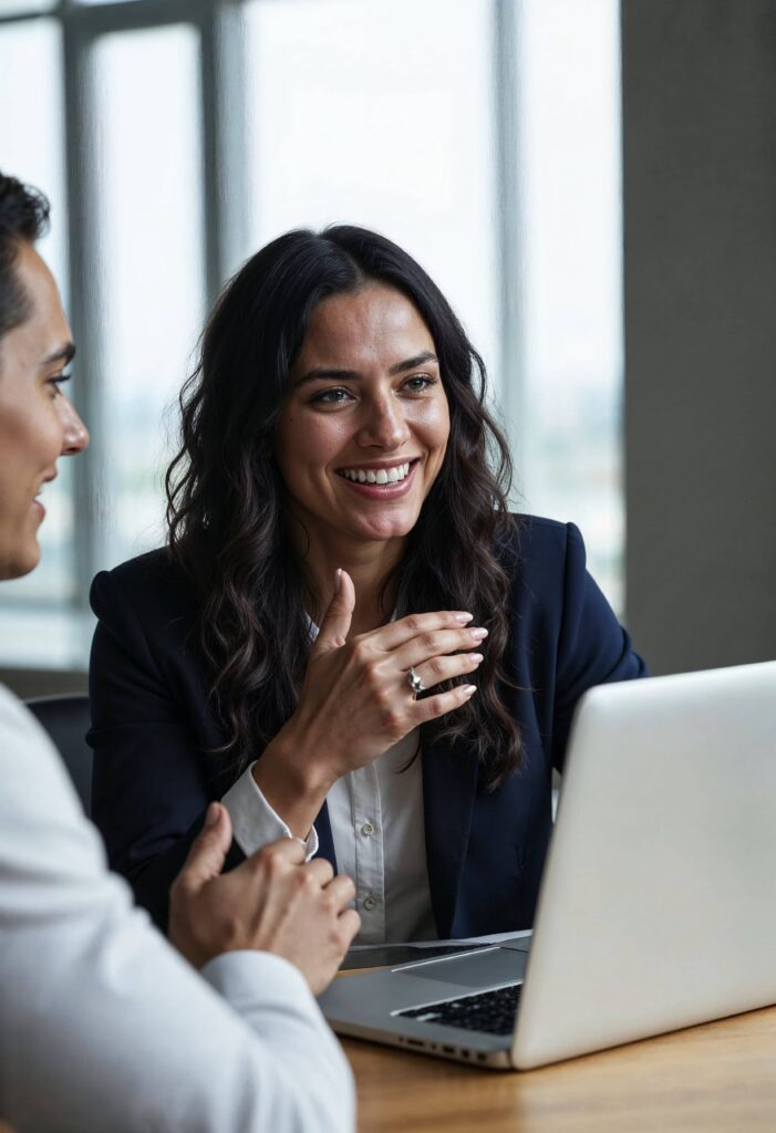 Entrevista de recrutamento e seleção conduzida pela consultoria de RH